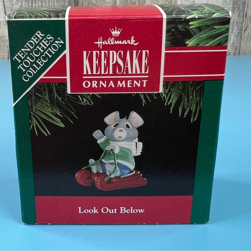 Hallmark Keepsake Ornament Look Out Below Handcrafted Hand Painted Dated 1991
